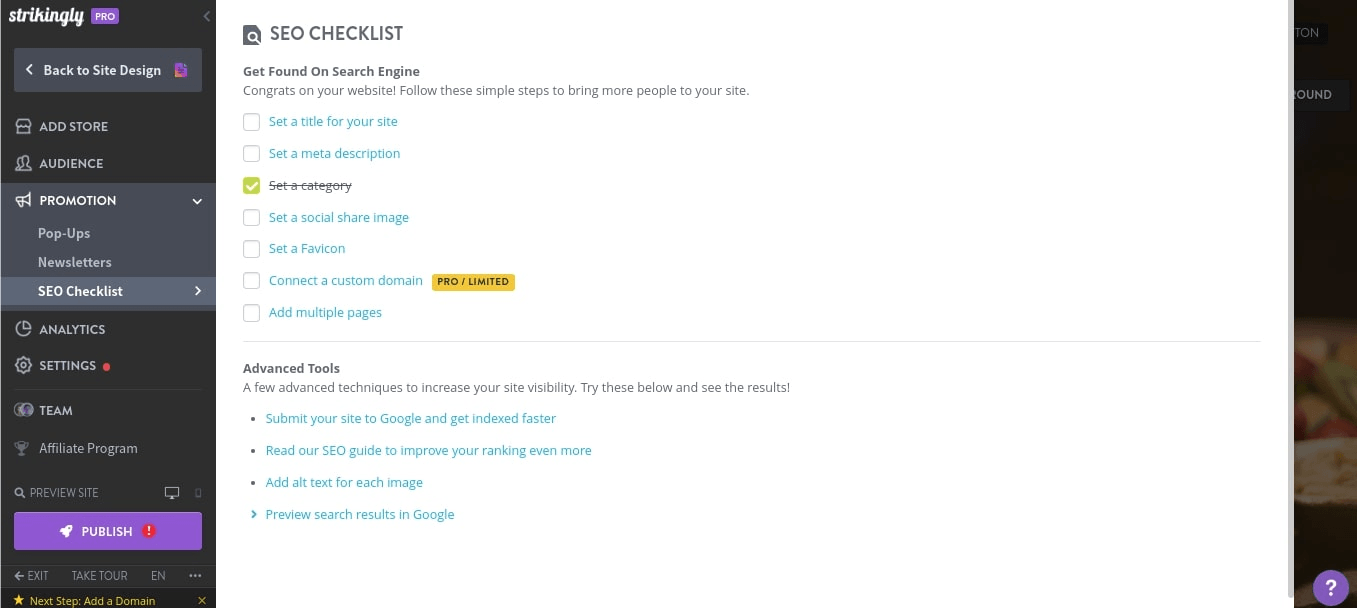 null SEO-checklist-on-Strikingly
